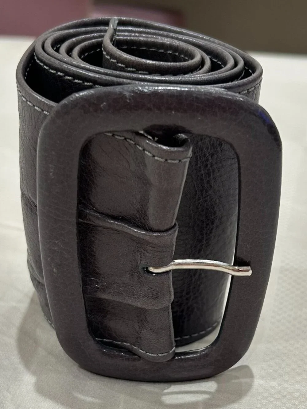 Leather Belt - Wide, Belt Size 75